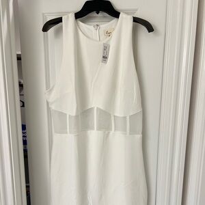 XL White New York & Co Bodycon dress!